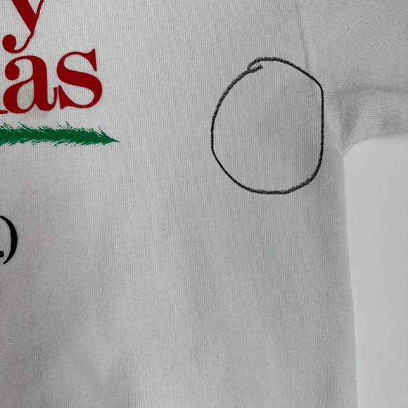 Vintage Merry Christmas Pass It On Ugly Sweater Sweatshirt L - Picture 6 of 8